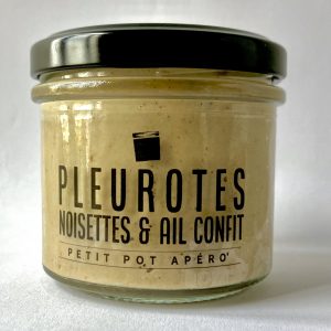 PLEUROTES, NOISETTES & AIL CONFIT